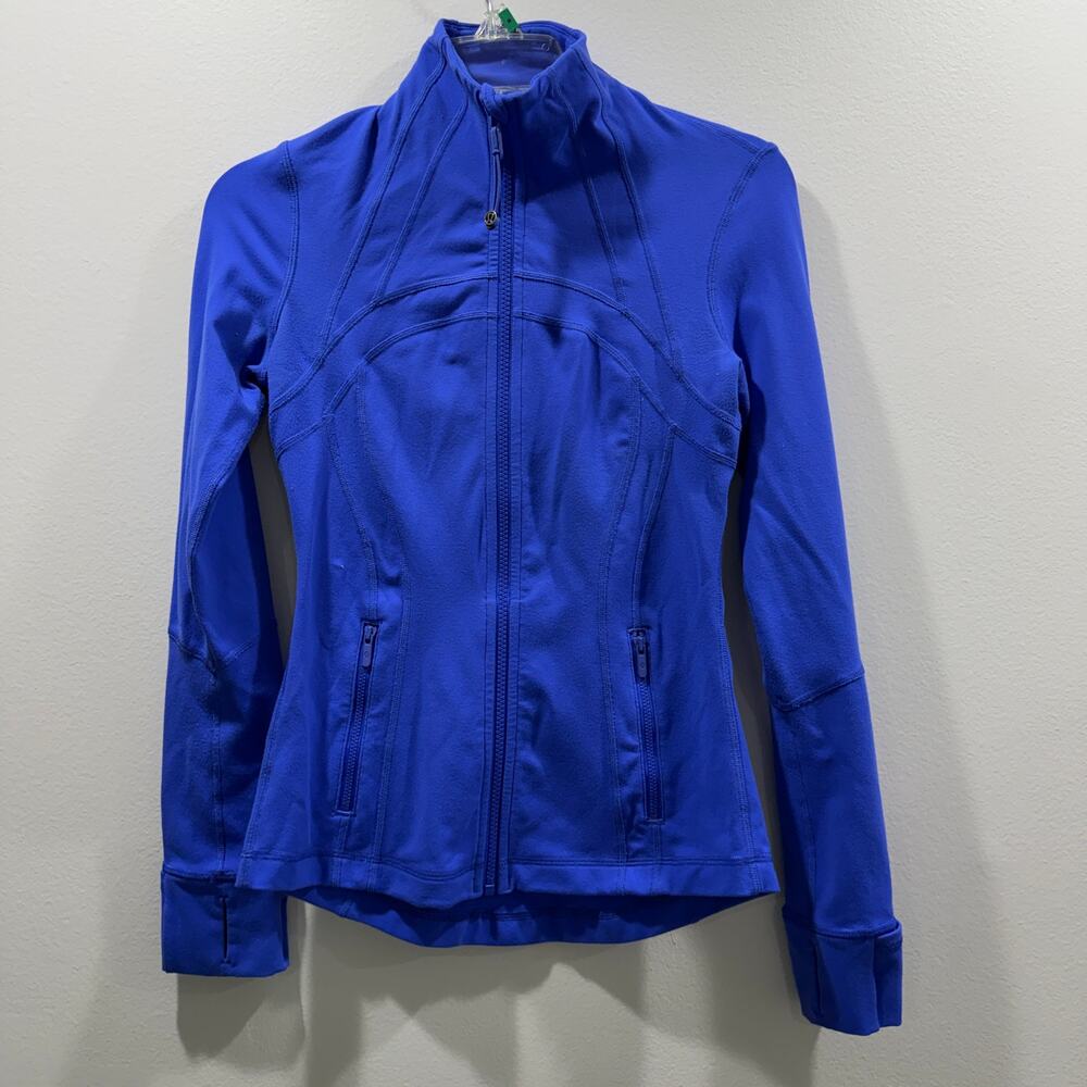 Lululemon Blue Define Jacket Size 4